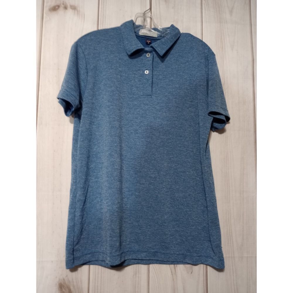 King Louie Shirt Ladies Medium Blue Polo‎